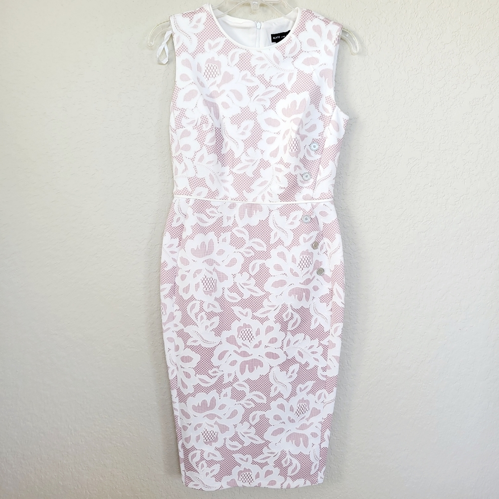 Kate & Lily Floral Textured Dress - Size 6